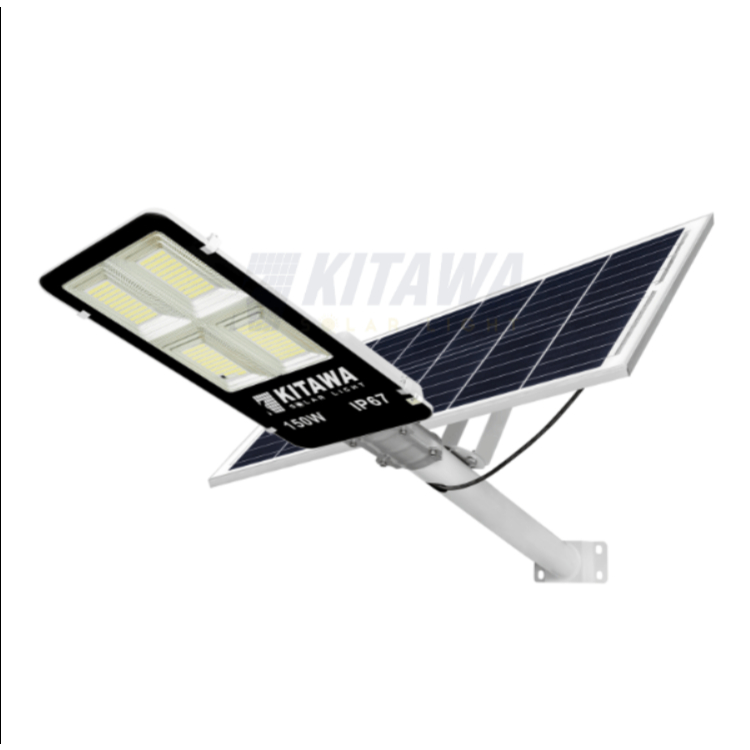 Đèn Đường Năng Lượng Mặt Trời KITAWA Solar Light 150W BC1150 Chính Hãng (Đã Bao Gồm VAT)