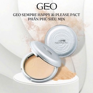 Phấn phủ Geo trắng SEMPRE Happy & Please Pact