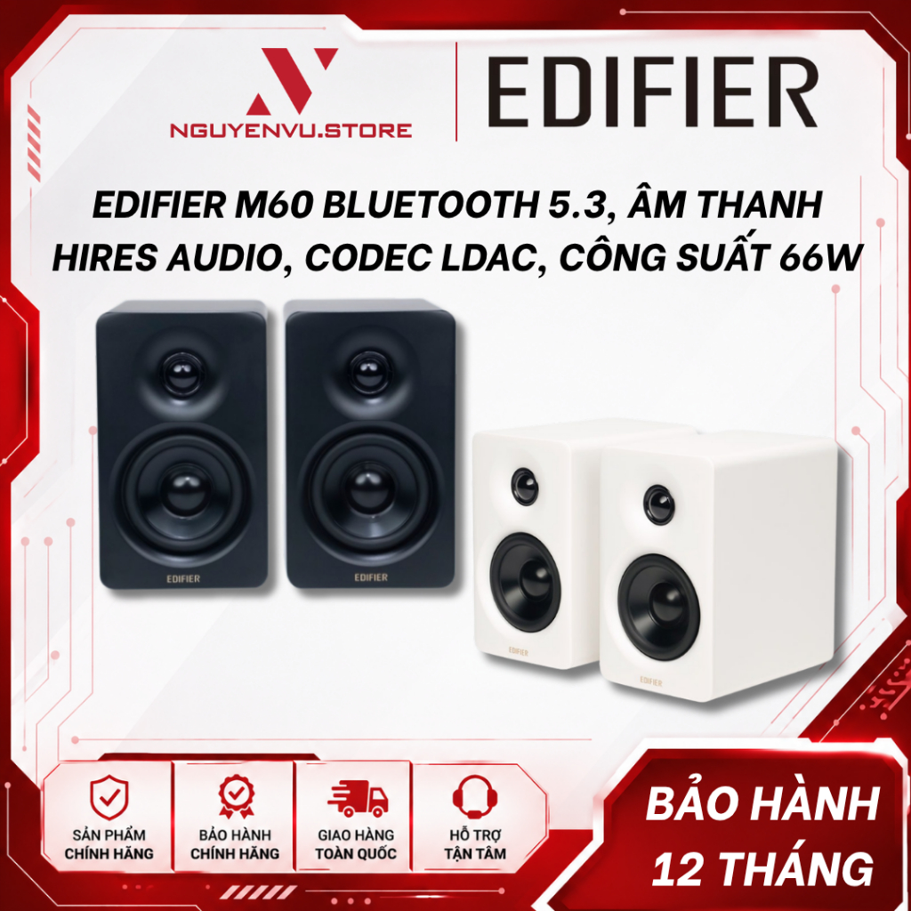 Loa Bluetooth Edifier M60 - Công suất 66W - Hàng Chính Hãng