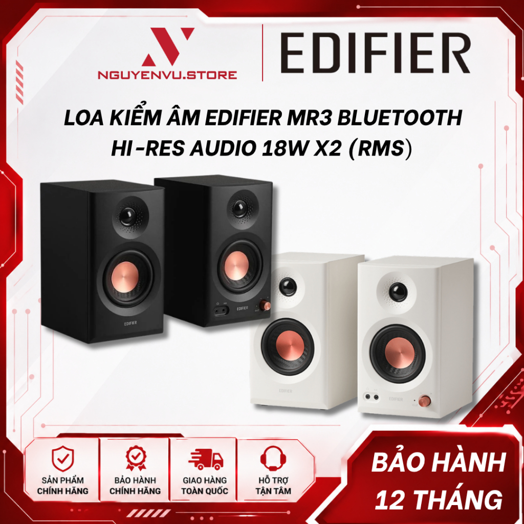 Loa Kiểm Âm Bluetooth Edifier MR3 36W - Hàng Chính Hãng