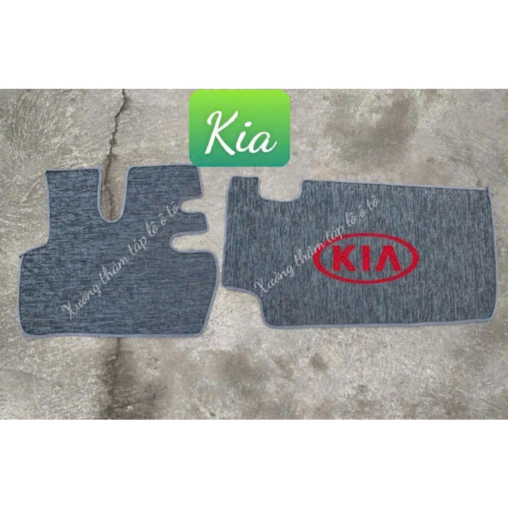 Thảm lót sàn xe tải KIA K3000, K2700, K190, K165, K140, K125 cắt sẵn, may bo viền siêu bền đẹp