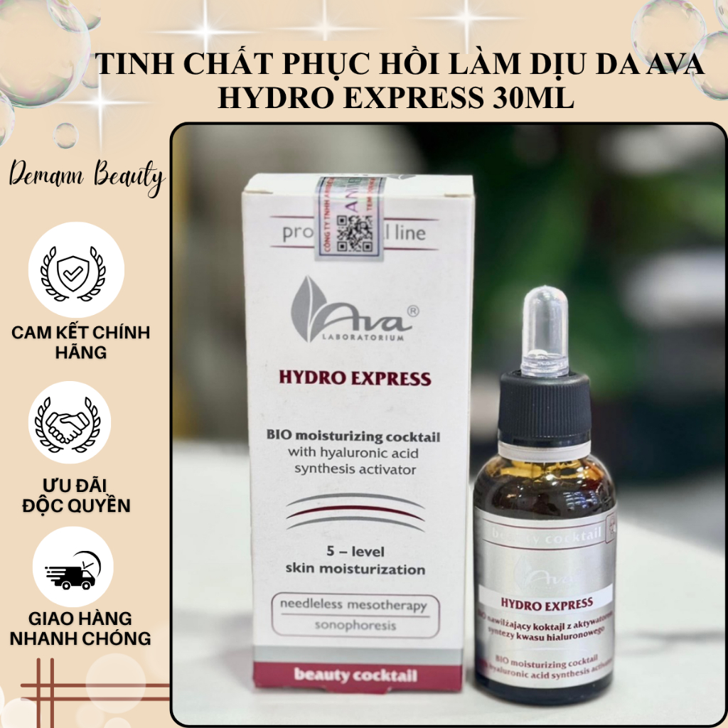 [Chính Hãng] Tinh chất phục hồi  làm dịu da AVA Hydro Express 30ml