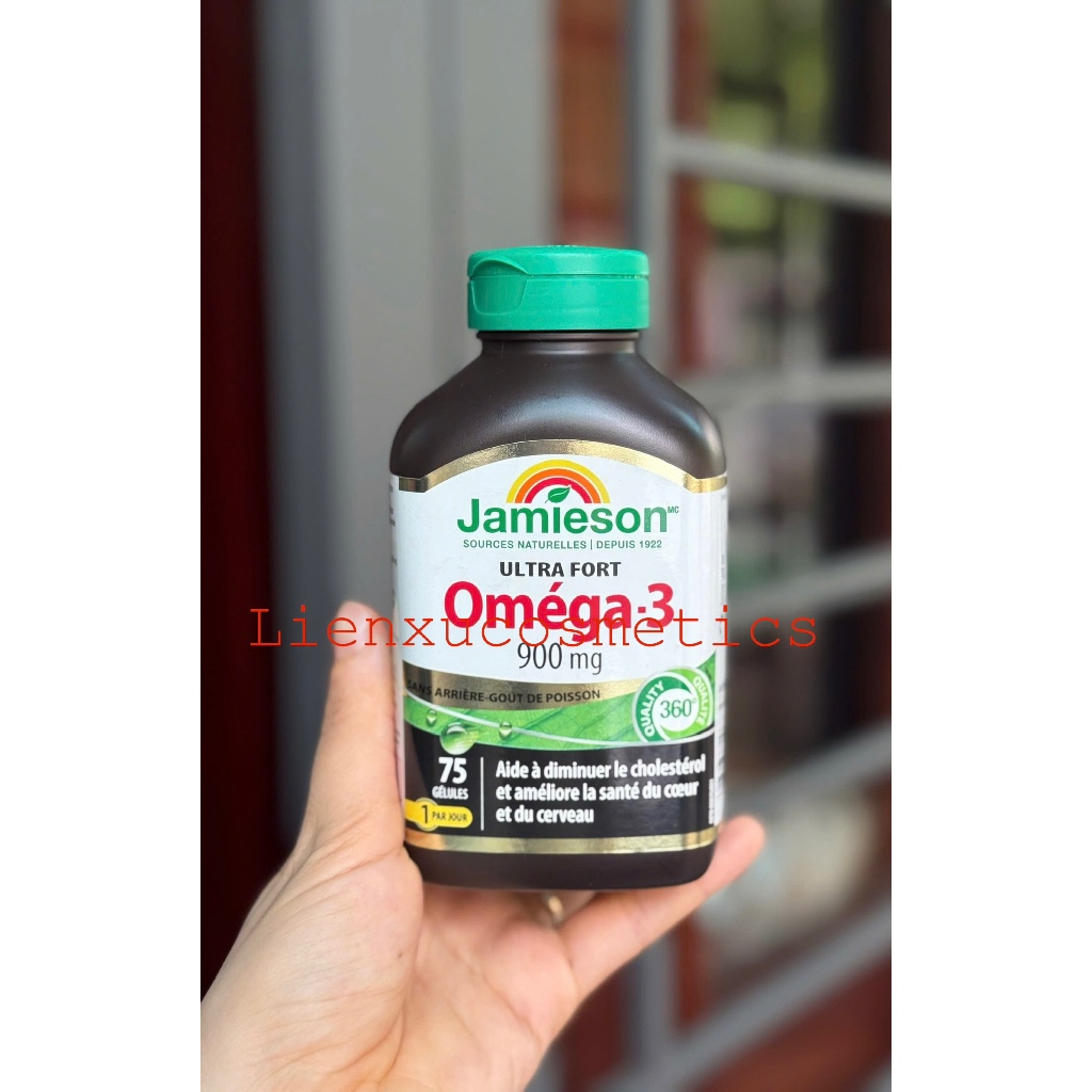 Jamieson Omega 3 Ultra strength 900mg, hộp 75 viên