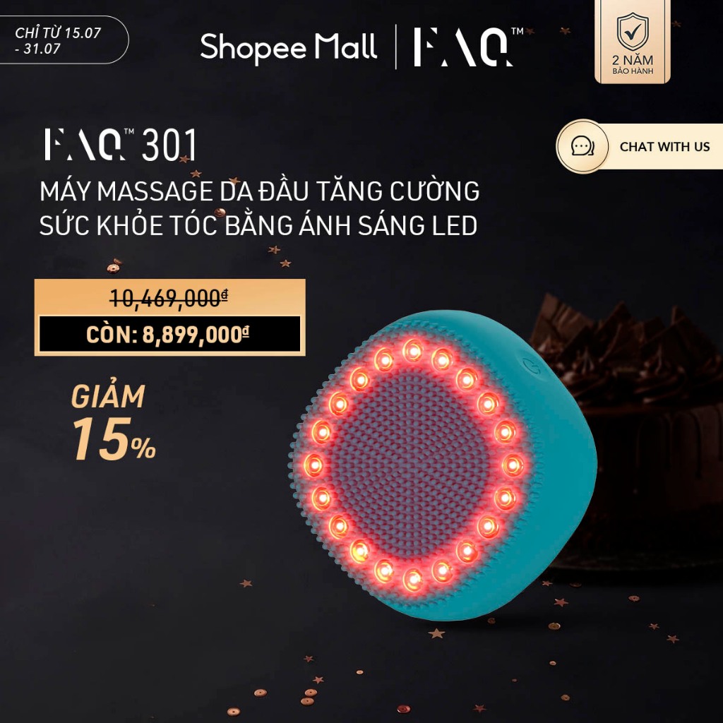FAQ 301 Máy Massage Da Đầu Tăng Cường Sức Khỏe Tóc Cho Tóc Mỏng - Kích Thích Mọc Tóc - Hỗ Trợ Chăm S