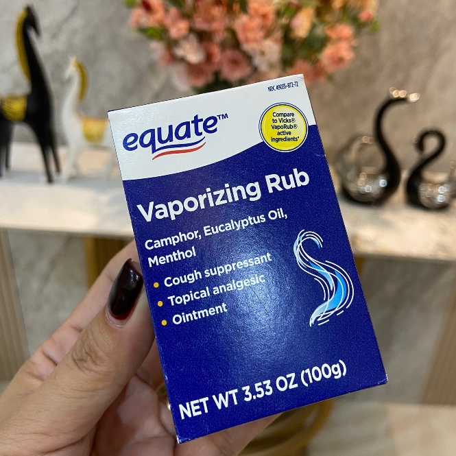 Dầu bôi giữ ấm Vaporizing Rub Equate Mỹ - Date 2029