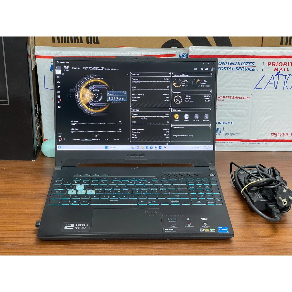 Laptop Asus TUF Gaming F15 FX507ZC4-HN074W (Intel Core i5-12500H | RTX 3050 4GB |8GB | 512GB | 15.6 