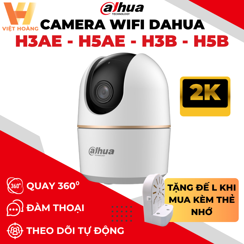Camera Dahua H3AE - H5AE- H3B - H5B, Camera Trong Nhà Thông minh