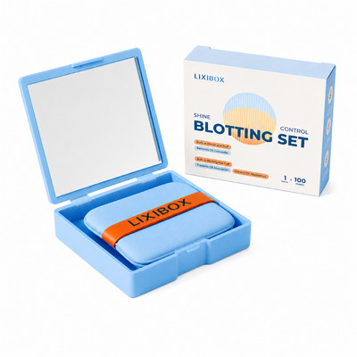 [Gift] Giấy Thấm Dầu Lixibox Shine Control Blotting Set - Màu Xanh