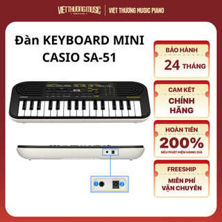 Đàn Organ Mini Casio SA-51, đàn thiết kế nhỏ gọn dành cho trẻ em chơi tại nhà - Việt Thương Music