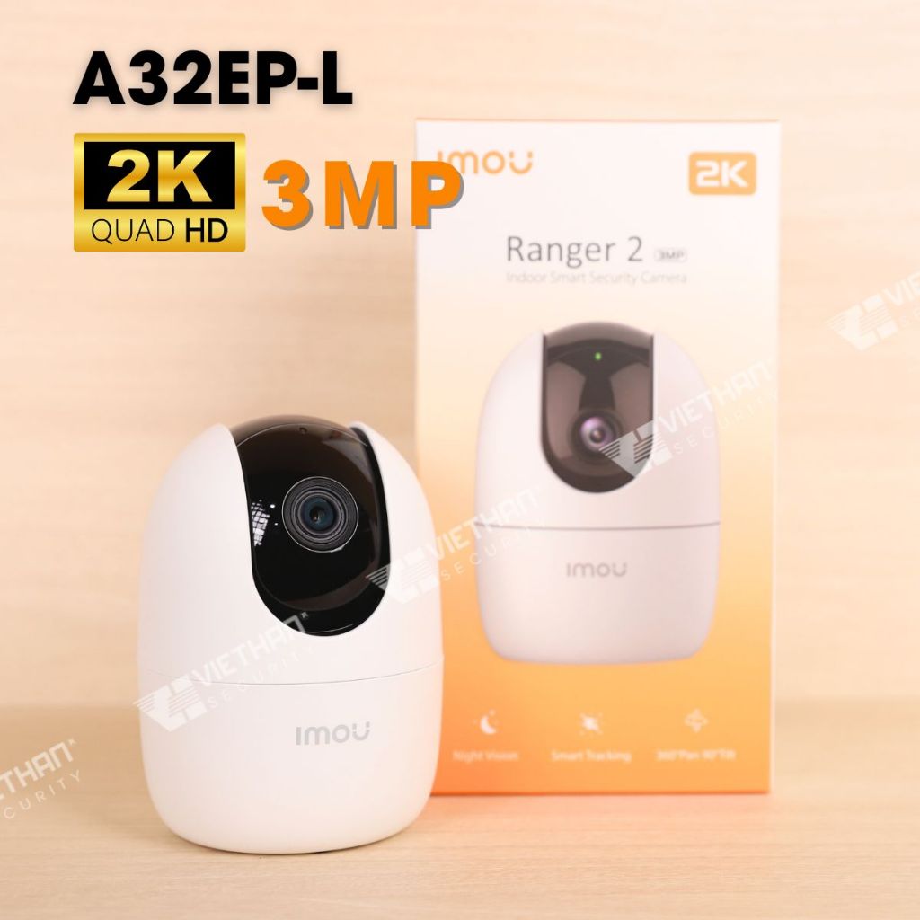 CAMERA Imou IPC-A32EP-L | Camera Wi-Fi Quay Quét 360 Độ - Độ Phân Giải 3MP - Đàm Thoại Hai Chiều - B