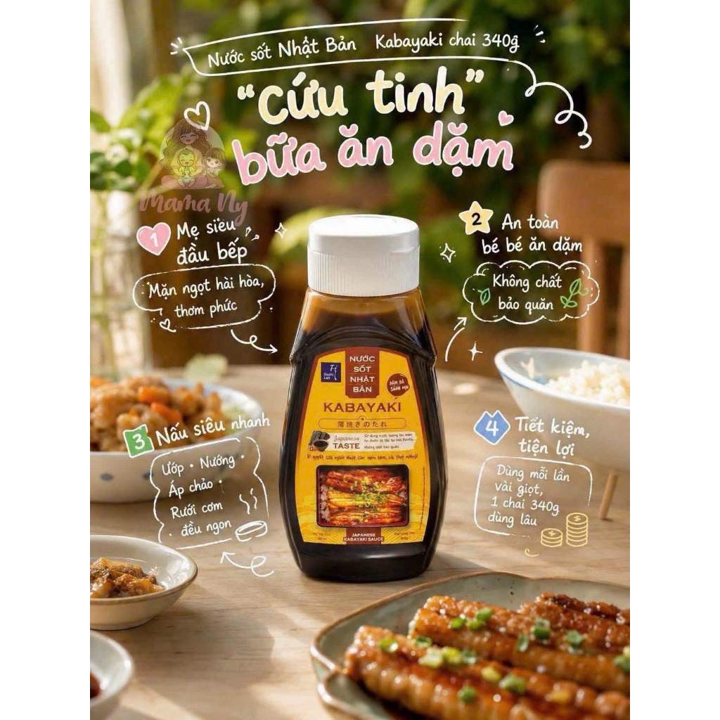 SỐT KABAYAKI DASHI LAB NHẬT BẢN CHO BÉ TỪ 1 TUỔI 340g