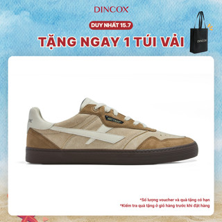 [NEW ARRIVAL] Giày Sneaker Nam Nữ DC48 BROWN ALLEY Dincox Shoes Đế Bằng - Da Suede Cao Cấp