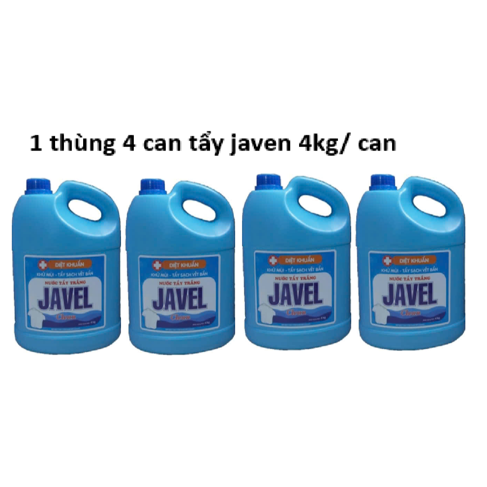 Nguyên Thùng tẩy javen 4 can/thùng 4kg/can