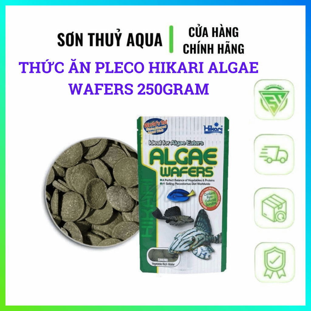 Thức ăn Pleco Hikari Algae Wafers 250gram | Cá tầng đáy, Pleco, cá chuột