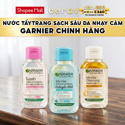 [HỎA TỐC] [SIZE DU LỊCH] Nước Tẩy Trang GARNIER Micellar Cleansing Water Làm Sạch Sâu Dịu Nhẹ Cho Mọi Loại Da