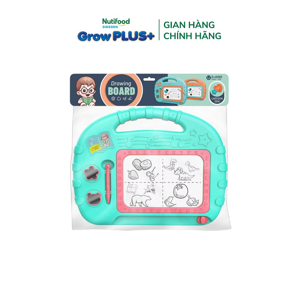 Gift A2 - Bảng nhựa tự xóa 2 màu xanh hồng cho bé