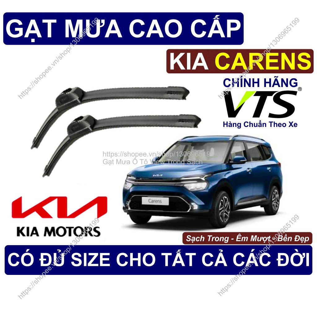 Gạt Mưa Sạch Êm Bền Kính Lái KIA CARENS, Cặp Gạt Mưa Kính Lái KIA CARENS, Có Đủ Size Cho Các Đời Xe 