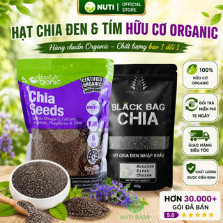 Hạt Chia Hữu Cơ Absolute Organic 1KG Hạt Sạch Đẹp Thơm Eatclean Detox Thanh Nhiệt ĐẹpDa