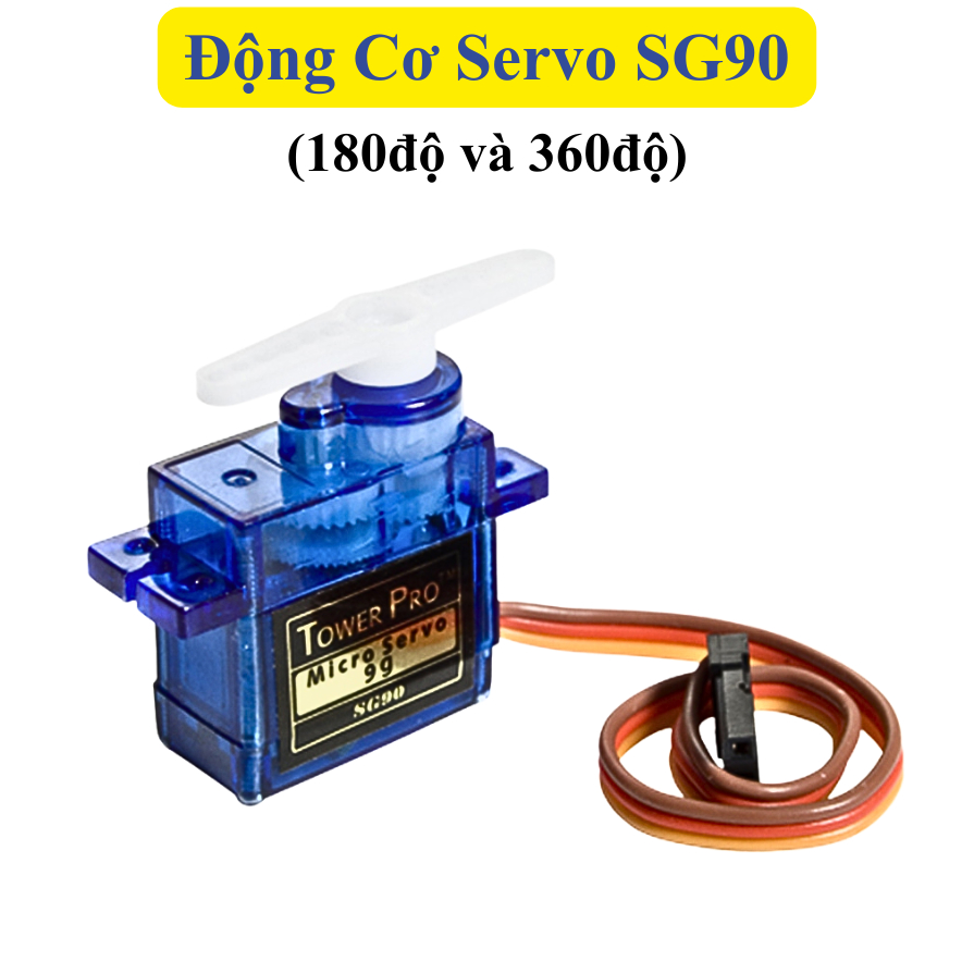 Động Cơ Servo 9G SG90 Góc Quay 180 Độ 360 Độ Trọng Lượng 9g Độ Động Cơ Servo