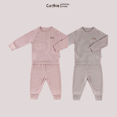 Combo Hai Bộ Dài Tay Raglan Bo Gấu COOKIE Cotton Tăm Lạnh Cho Bé Size Từ 6 Tháng Đến 5 Tuổi 2026