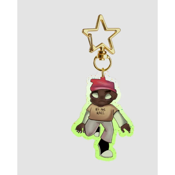 Russel (Humanz) Gorillaz Glitter Acrylic Keychains 23