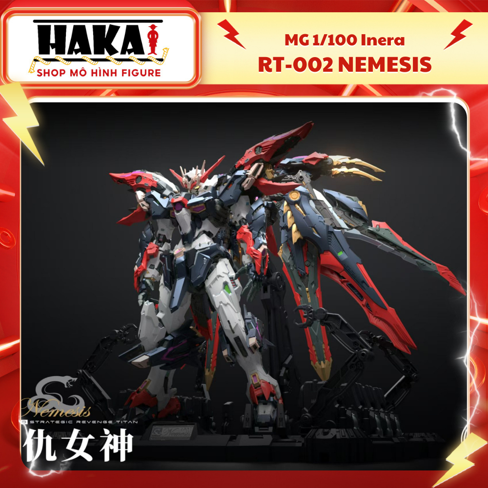 Mô hình lắp ráp MG 1/100 RT-002 Nemesis Nữ Thần Báo Thù INERA - Mô hình Figure Hakai Shop
