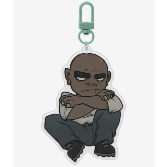 Russel Gorillaz Epoxy Clear Acrylic Keychains 29