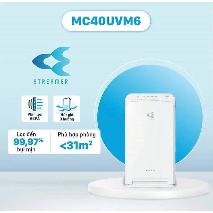 Máy lọc không khí Daikin - MC40UVM6-7