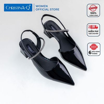 Giày Nữ Cao Gót Bít Mũi Nhọn CHRISTINA-Q GBN471K