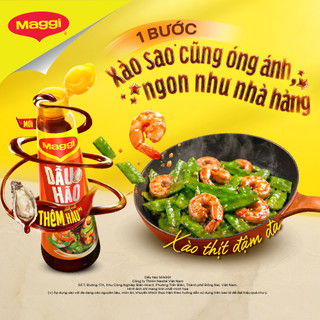 Dầu Hào Nestlé MAGGI® công thức cải tiến  chai 820g -  Thêm chiết xuất hàu, Thêm óng ánh - đậm đà