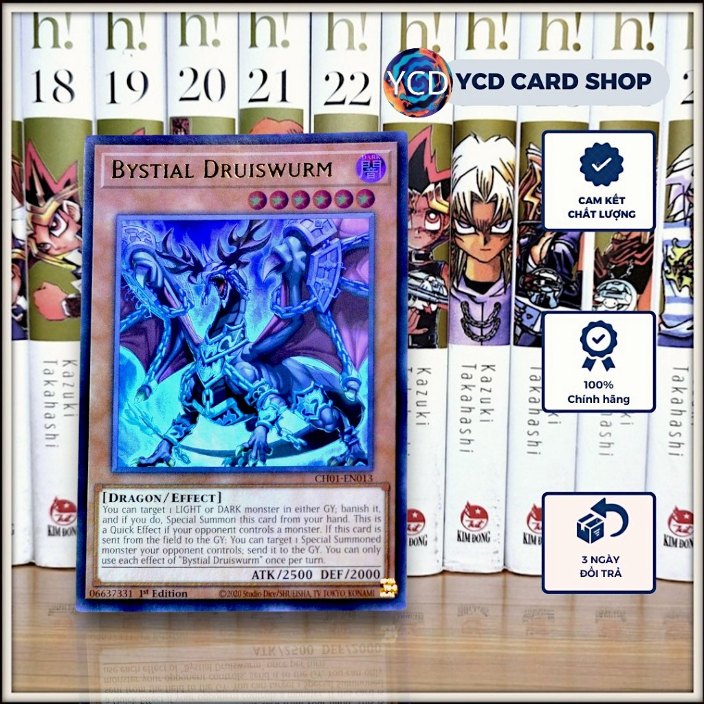 [YCDcardgame] Thẻ Bài Yugioh Chính Hãng Bystial Druiswurm – Ultra Rare