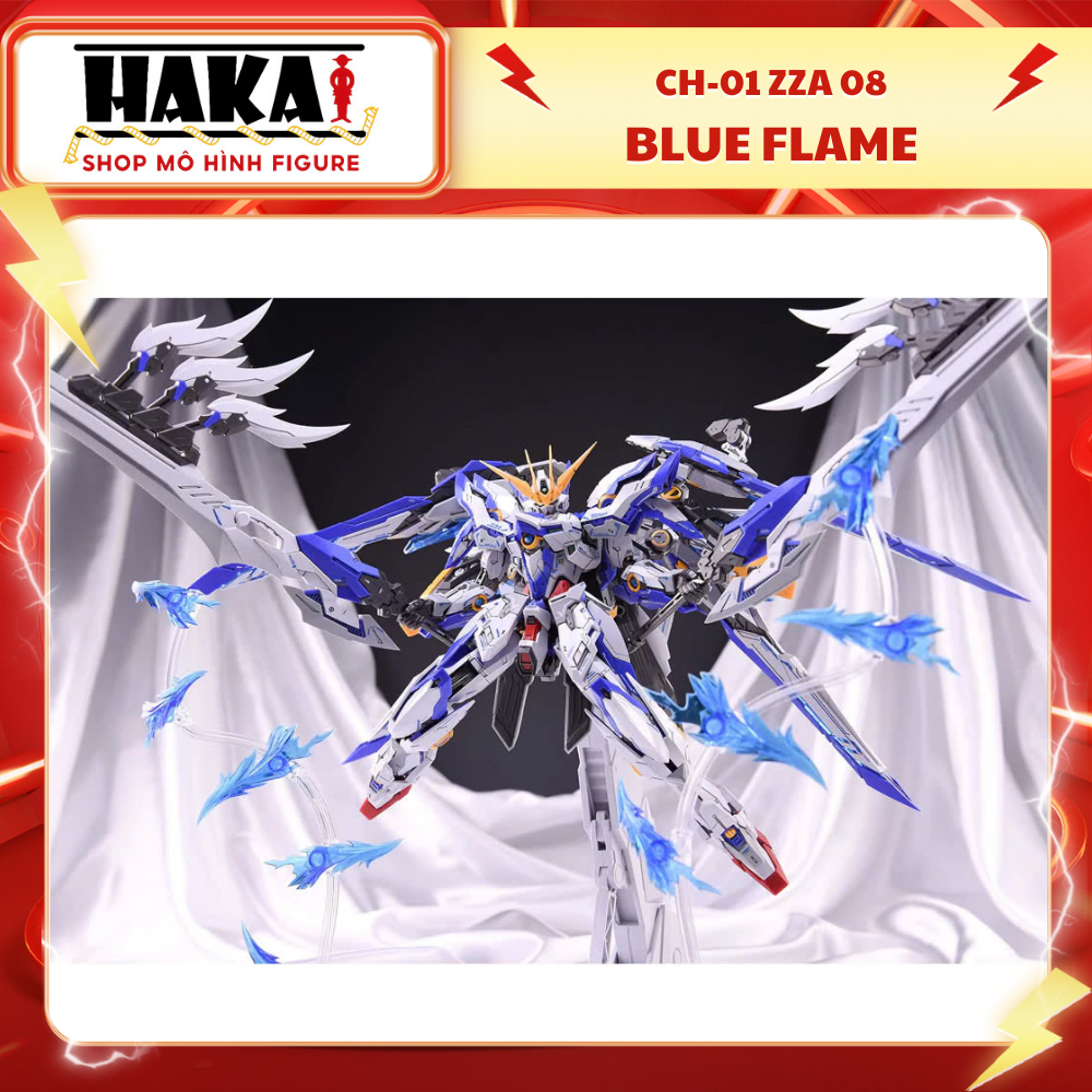 Mô hình lắp ráp Gundam MG Blue Flame CH-01 ZZA 08 - Mô hình Figure Hakai Shop