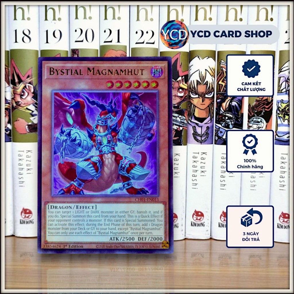 [YCDcardgame] Thẻ Bài Yugioh Chính Hãng Bystial Magnamhut – Ultra Rare