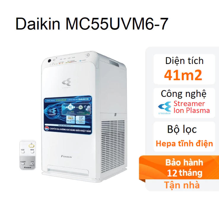 Máy lọc không khí Daikin - MC55UVM6-7