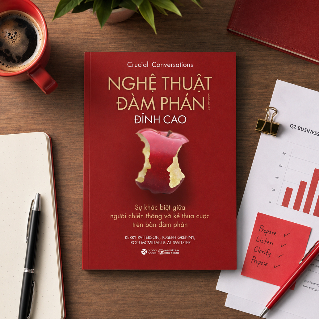 Sách: Crucial conversations - Nghệ thuật ĐÀM PHÁN ĐỈNH CAO (Kerry Patterson, Joseph Grenny, Ron Mcmi
