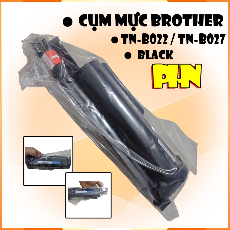 Cụm mực máy in Brother HL B2000D mã TNB022/TNB027 có sẵn mực in.