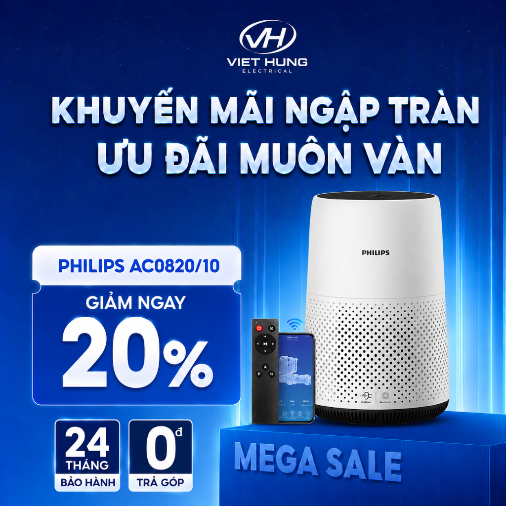 Máy Lọc Không Khí AC0820/10 Series 800