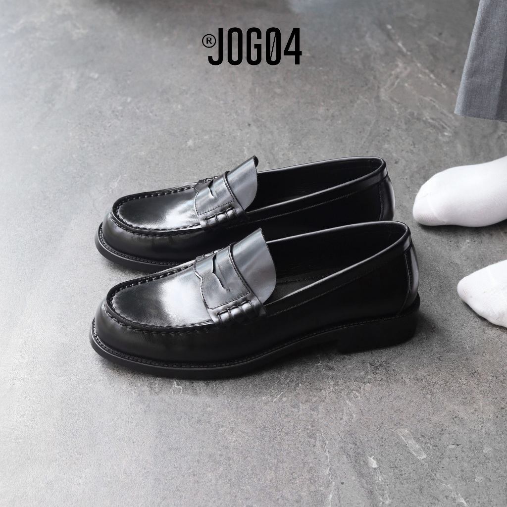 Giày Japan Loafer JP1 - JOG04 , Thiết kế hiện đại , da bò nguyên tấm