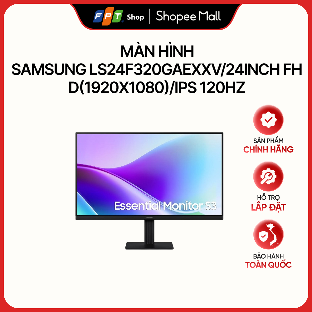 Màn hình Samsung LS24F320GAEXXV/24inch FHD(1920x1080)/IPS 120Hz