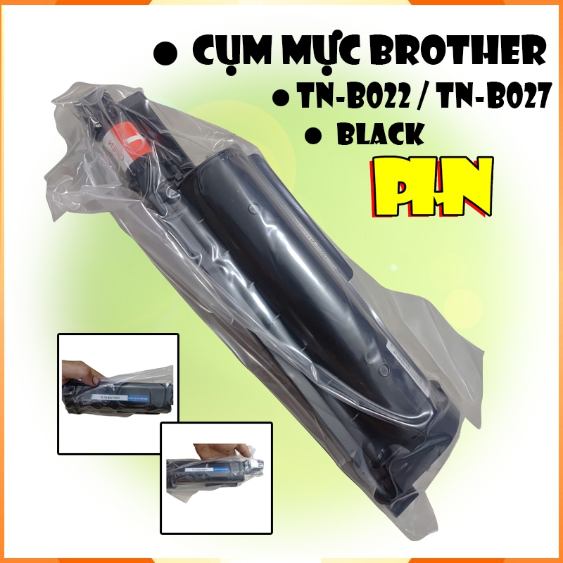 Cụm mực máy in Brother HL B2082DW mã TNB022/TNB027 có sẵn mực in.