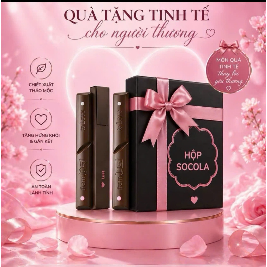 Socola Tình yêu Lust Chocolate , Quà tặng cặp đôi đang yêu , Quà kỷ niệm ,