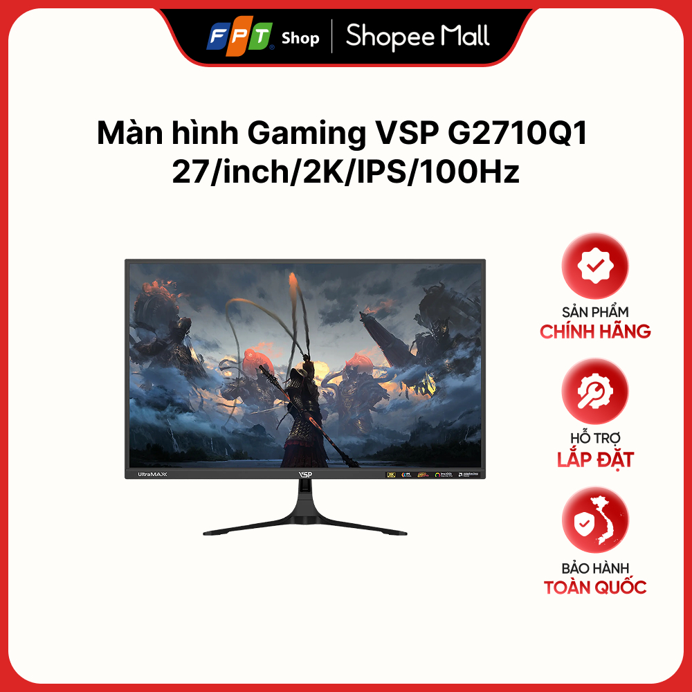 Màn hình Gaming VSP G2710Q1 27/inch/2K/IPS/100Hz