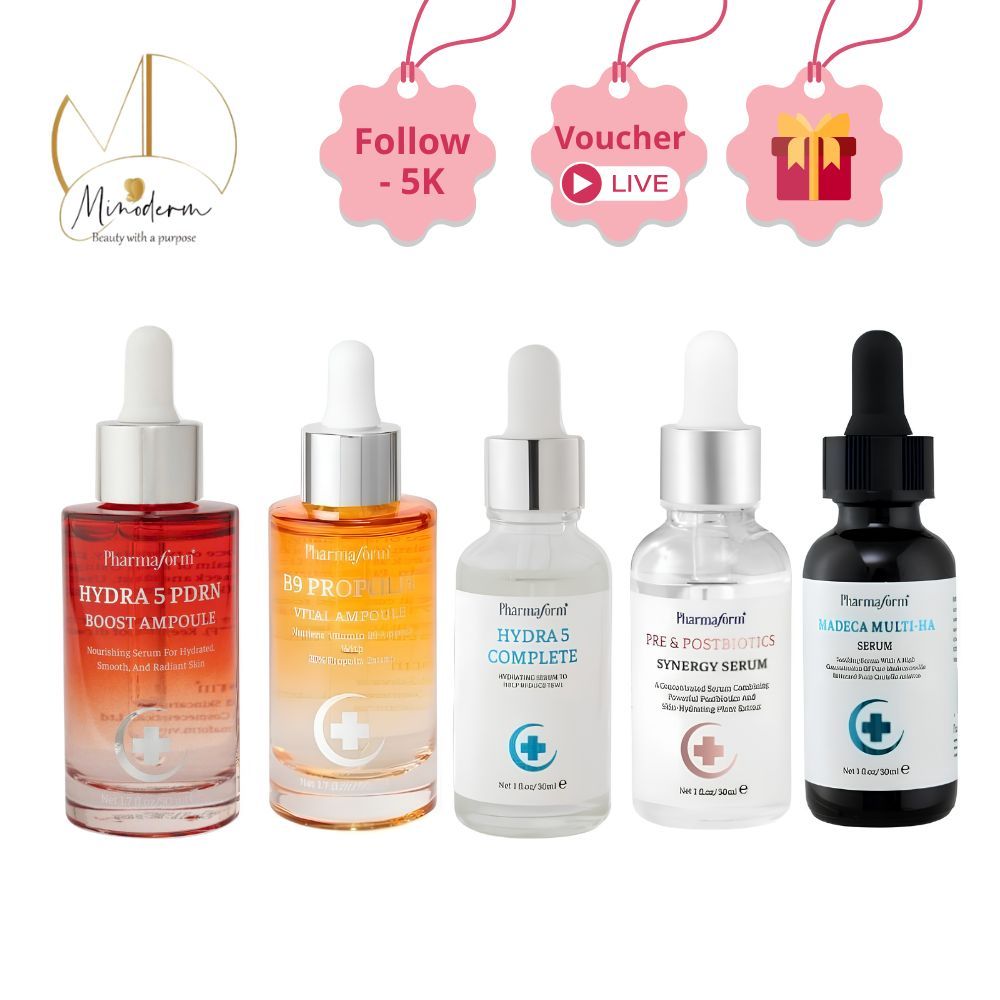 Ảnh 4 của Tinh chất Pharmaform Pre and Postbiotics Synergy Serum cân bằng và phục hồi hệ vi sinh vật trên da.
