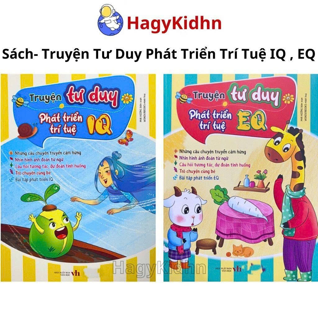Sách - Truyện Tư Duy Phát Triển Trí Tuệ IQ , EQ, Sách Giúp Bé Rèn Luyện Các Kỹ Năng