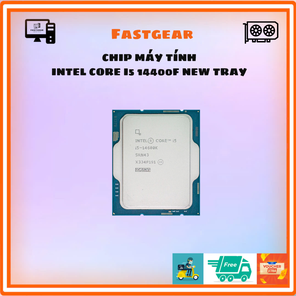 CPU - Bộ vi xử lý Intel I5 14600K NEW TRAY BẢO HÀNH 36 THÁNG