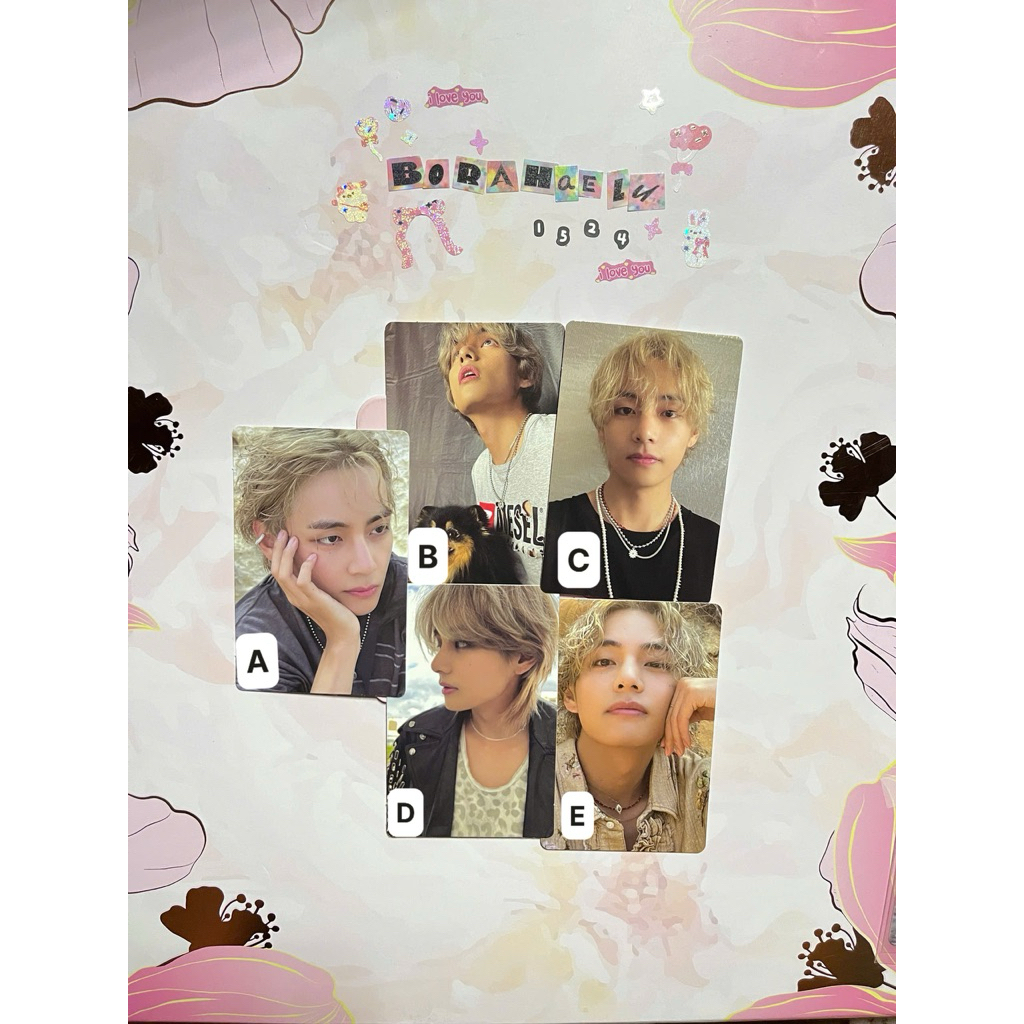 Card bts,tae Official Photocard