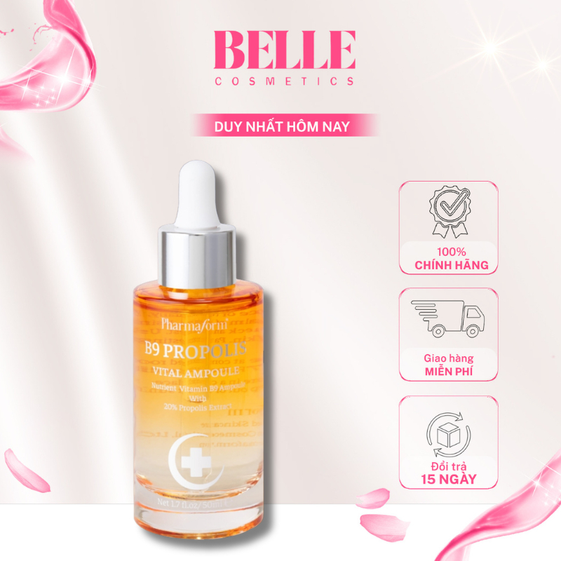 Serum làm dịu & chống lão hóa da Pharmaform B9 Propolis Vital Ampoule