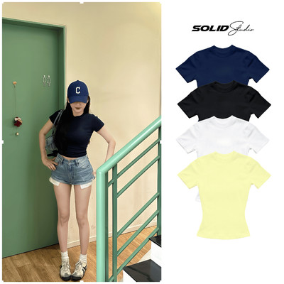 Áo Thun Nữ Trơn Ôm Body "BSIC" SolidStu ASoThun Nữ 100% Cotton - TS68