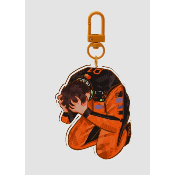 F1 Oscar Piastri "Breakdown" Keychain 78
