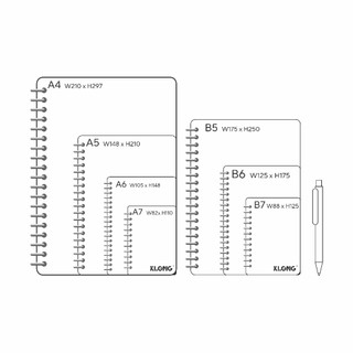 File còng sắt KLONG A5; MS: 993